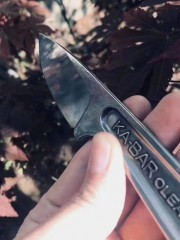 KA-BAR 1119 Forged Wrench Knife Fixed 3.15" 425 Steel Blade, Satin, One-Piece Construction, Hard Plastic Sheath