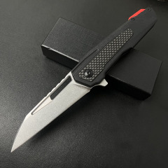 Sigil Assisted Open Folding Knife 3.94" D2 Satin Plain Blade, G10 Handles