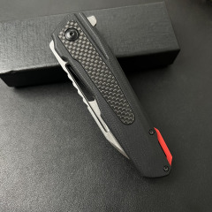 Sigil Assisted Open Folding Knife 3.94" D2 Satin Plain Blade, G10 Handles