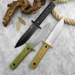 ZT 0006 Fixed Blade Knife, 5.51" CPM-3V Bead Blasted Clip Point, ABS Handles, Kydex Sheath