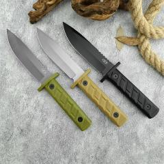 ZT 0006 Fixed Blade Knife, 5.51" CPM-3V Bead Blasted Clip Point, ABS Handles, Kydex Sheath