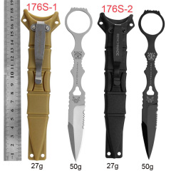 Benchmade SOCP Dagger Fixed Blade Knife 2.17" Black Blade, Black Sheath - 176BK
