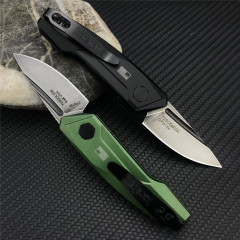 Kershaw 7250 Launch 9 AUTO Folding Knife 1.8" Working Finish CPM-154 Drop Point Blade, Black Anodized Aluminum Handles
