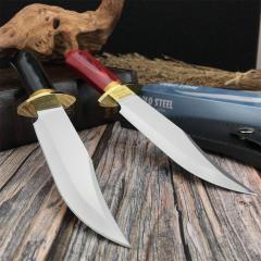 Cold Steel 39L Laredo Bowie Fixed Blade Knife 6.57" 9Cr13 Clip Point Blade, Ebony Handle, Secure-Ex Sheath