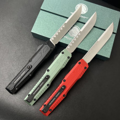 Fat Dragon Combat OTF Auto Knife 4.13" VG10 Satin Blade, Aviation Aluminum 6061 Handles