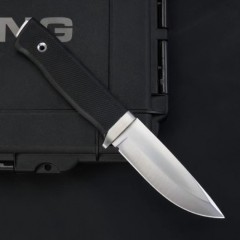 F1 Pro Survival Fixed Blade Knife 3.94" Satin Elmax Blade, TPR Handle and Sheath