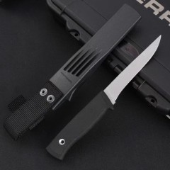 F2 Survival Fixed Blade Knife 4.33" Satin Lam.VG10 Blade, TPR Handle and Sheath