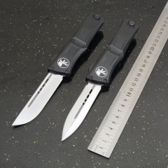 MT Combat Troodon AUTO OTF Knife 3.74" D2 Blade, Aviation Aluminum Handles