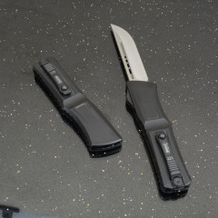 MT Combat Troodon AUTO OTF Knife 3.74" D2 Blade, Aviation Aluminum Handles