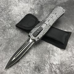 BM 3300 Infidel Dagger AUTO OTF Knife 3.62'' 440C Double Edge Blade, ABS Handles