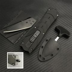 3PC/Set 3300 Infidel Dagger AUTO OTF Knife 3.62'' 440C Double Edge Blade, ABS Handles