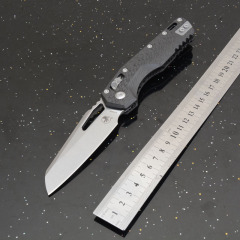 MT MSI RAM-LOK Manual Folding Knife 3.54" M390MK Plain Blade, Carbon Fiber Handles, AXIS Lock