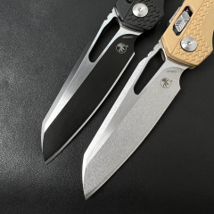 MT MSI RAM-LOK Manual Folding Knife 3.54" M390MK Plain Blade, Nylon Fiber Handles