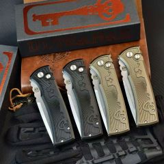 Pro-Tech Chaves Redencion 229 Auto OTF Knife 3.35" S35VN Blade, Aluminum Handles
