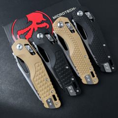 MT MSI RAM-LOK Manual Folding Knife 3.54" M390MK Plain Blade, Nylon Fiber Handles