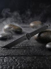 Kershaw 4008 Fixed Blade Knife 3.66" 8cr13 Blade, Nylon Fiber Handles