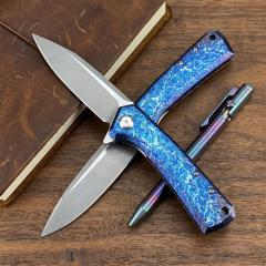ZT 0808 Flipper Knife 3.23" D2 Blade, TC4 Handles