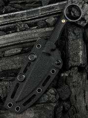 MKC Fixed Blade Knife 3.70" 8Cr13 Blade, Nylon Fiber Handles