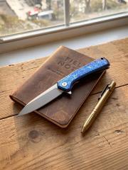ZT 0808 Flipper Knife 3.23" D2 Blade, TC4 Handles