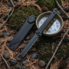 Kershaw 4008 Fixed Blade Knife 3.66" 8cr13 Blade, Nylon Fiber Handles