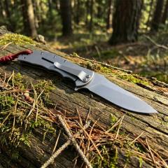 Kershaw 3655BW Folding Knife 3.35" Working Finish 8Cr13mov Drop Point Blade, Aluminum Handles