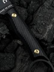 MKC Fixed Blade Knife 3.70" 8Cr13 Blade, Nylon Fiber Handles