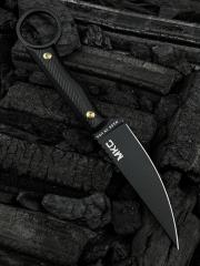 MKC Fixed Blade Knife 3.70" 8Cr13 Blade, Nylon Fiber Handles