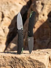 BM 534 Bugout AXIS Folding Knife 3.19" 9Cr13 Satin Plain Blade, T6-Aluminum Handles