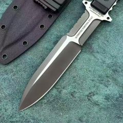 Extrema Ratio Imperial Guard Fixed Knife 7.01" Black AUS8 Single Edge Blade, G10 Handles