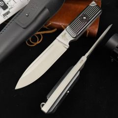 Russian Urakov TT-33 Fixed Blade Knife 4.92" DC53 Blade, Nylon Fiber Handles