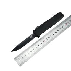 BM 4600DL Phaeton AUTO OTF Knife 3.34" Black S30V Drop Point Blade, Aluminum Alloy Handles