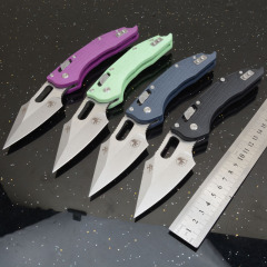 MT Stitch-Ramloc Folding Knife 3.03" D2 Stonewashed Blade, Nylon Fiber Handles