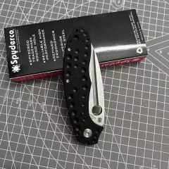 Spy C151 Folding Knife 3.66" CPM-3V Satin Plain Blade, G10+ Titanium Handles - C151TI