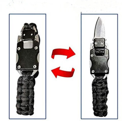 Stainless steel Buckle Bracelet Knife