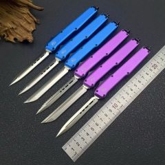 Fat Dragon AUTO OTF Knife 3.46" D2 Satin Blade, Aluminum Alloy Handles
