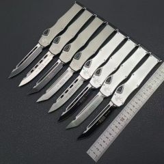 MT 150-10 Halo VI OTF AUTO Knife 4.33" Elmax Blade, Aluminum Alloy Handles