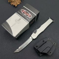 MT 150-10 Halo VI OTF AUTO Knife 4.33" Elmax Blade, Aluminum Alloy Handles