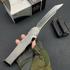 MT 150-10 Halo VI OTF AUTO Knife 4.33" Elmax Blade, Aluminum Alloy Handles