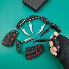2PC/Set MT Claw karambit Tactical Fixed Blade Knife