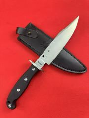 Spy FB44 Fixed Blade Knife 7.87" CPM-154 Satin Plain Blade, G10 Handles - FB44GP