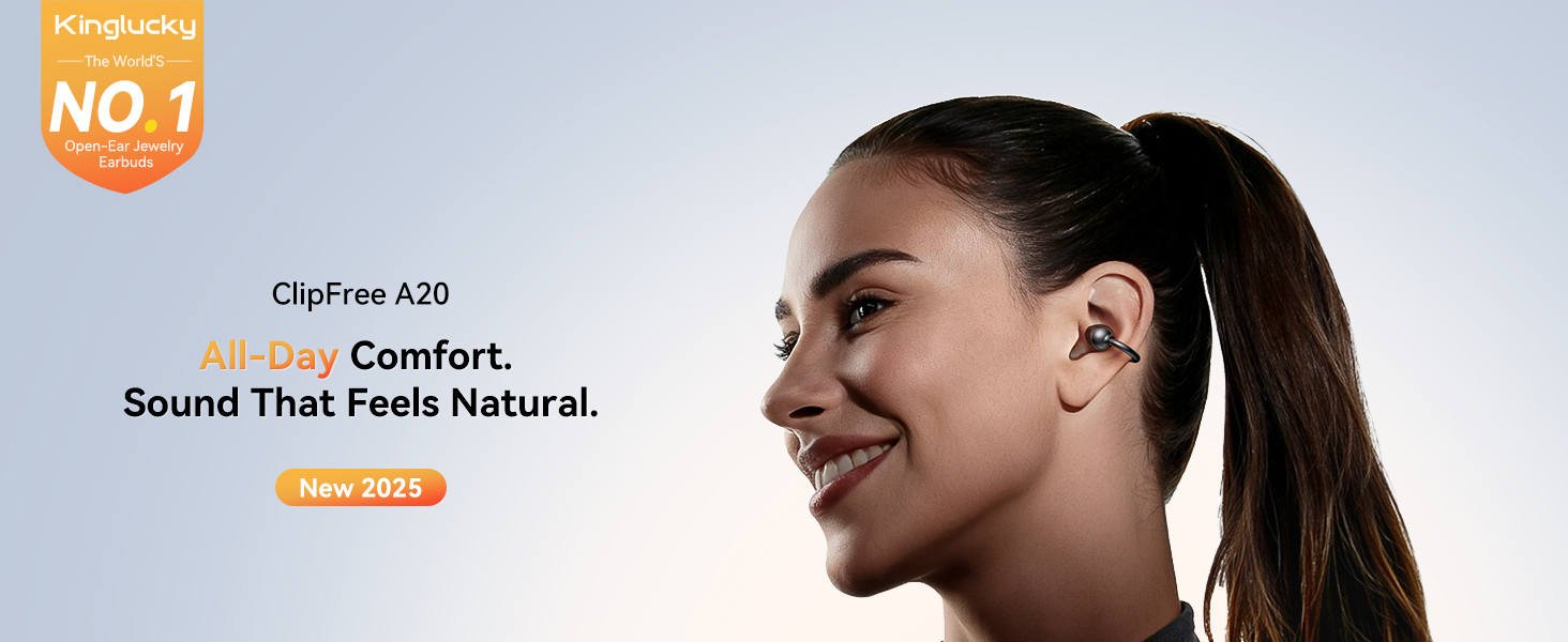 Kinglucky A20 Open-Ear Clip-On Earbuds
