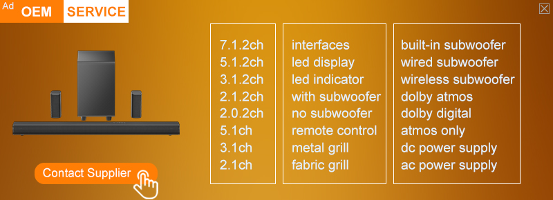 sound bar customized services
