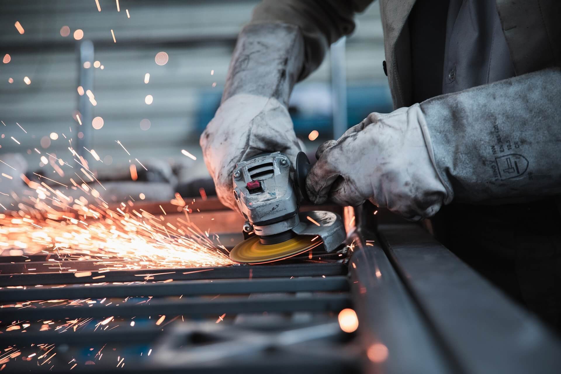 FUJI grinding wheel used in a metalworking application