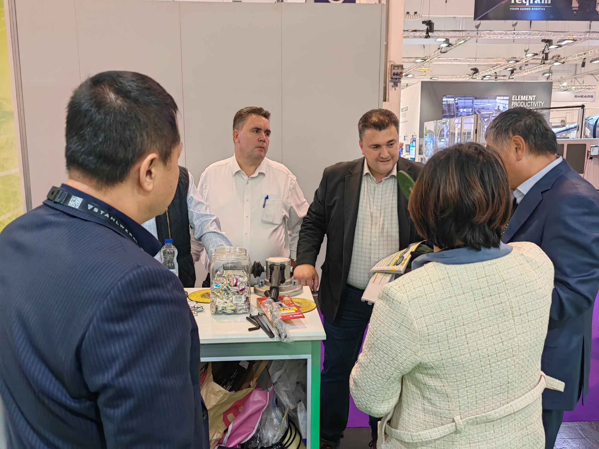 FUJI Team Interacting with Customers