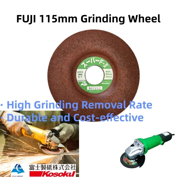 FUJI 115mm grinding wheel for metalworking and fabrication