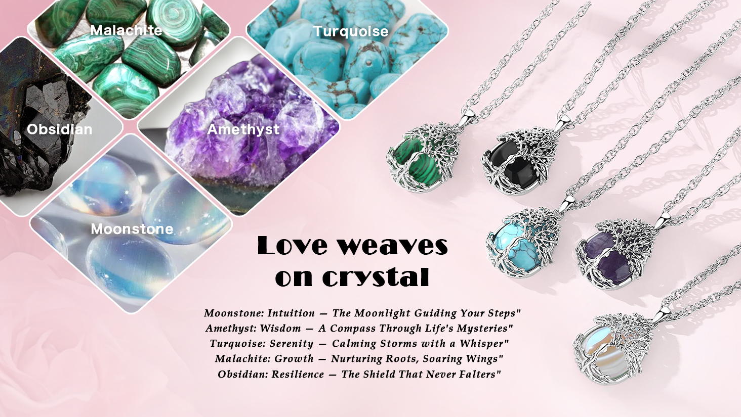 tree of life heart pendant necklace for mom wholesale