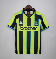 retro 98 99 manchester city away jersey