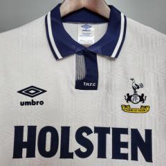 retro 91 93 Tottenham home jersey