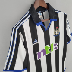 retro 00 01 newcastle united home jersey