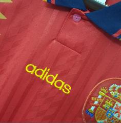 retro 1994 spain home Jersey